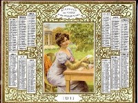 Le calendrier de la Poste et son histoire