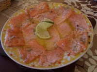 Le carpaccio de saumon : une entrée festive