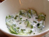 Le concombre à la crème : une recette très facile