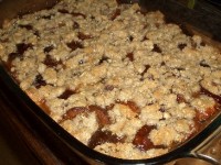 Le crumble aux quetsches : une recette gourmande