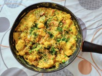 Le curry de pommes de terre à la crème de coco : une recette végétarienne