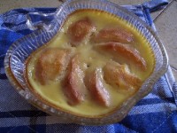 Le flan aux pêches : une recette facile