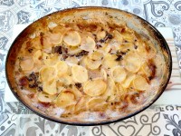 Le gratin de pommes de terre aux champignons : une recette facile