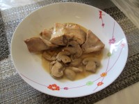 Le lapin aux champignons : la recette en images