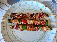Les brochettes de poulet salées sucrées : une recette gourmande