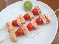 Les brochettes de saumon : une recette estivale
