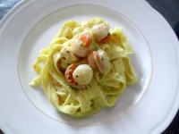 Les pâtes aux noix de Saint-Jacques : une recette facile