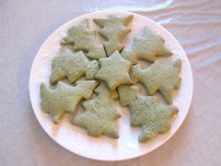 Les sablés sapins au thé matcha : une recette de Noël