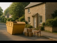 Location de benne : un soutien discret pour vider une maison après un décès ou un déménagement