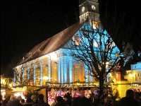 Lumières de Noël : le marché de Noël de Montbéliard