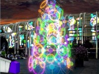 Noël Pop au Forum des Halles : un décor pétillant