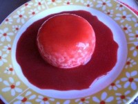 Panna cotta aux fruits rouges