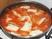 Recette de colin en matelote