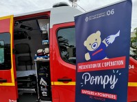 Soutenez les pompiers avec Pompy l'ourson