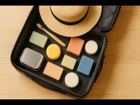 Vacances zéro déchet : composer une trousse de toilette solide et minimaliste cet été