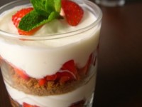 Verrines fraises et speculos