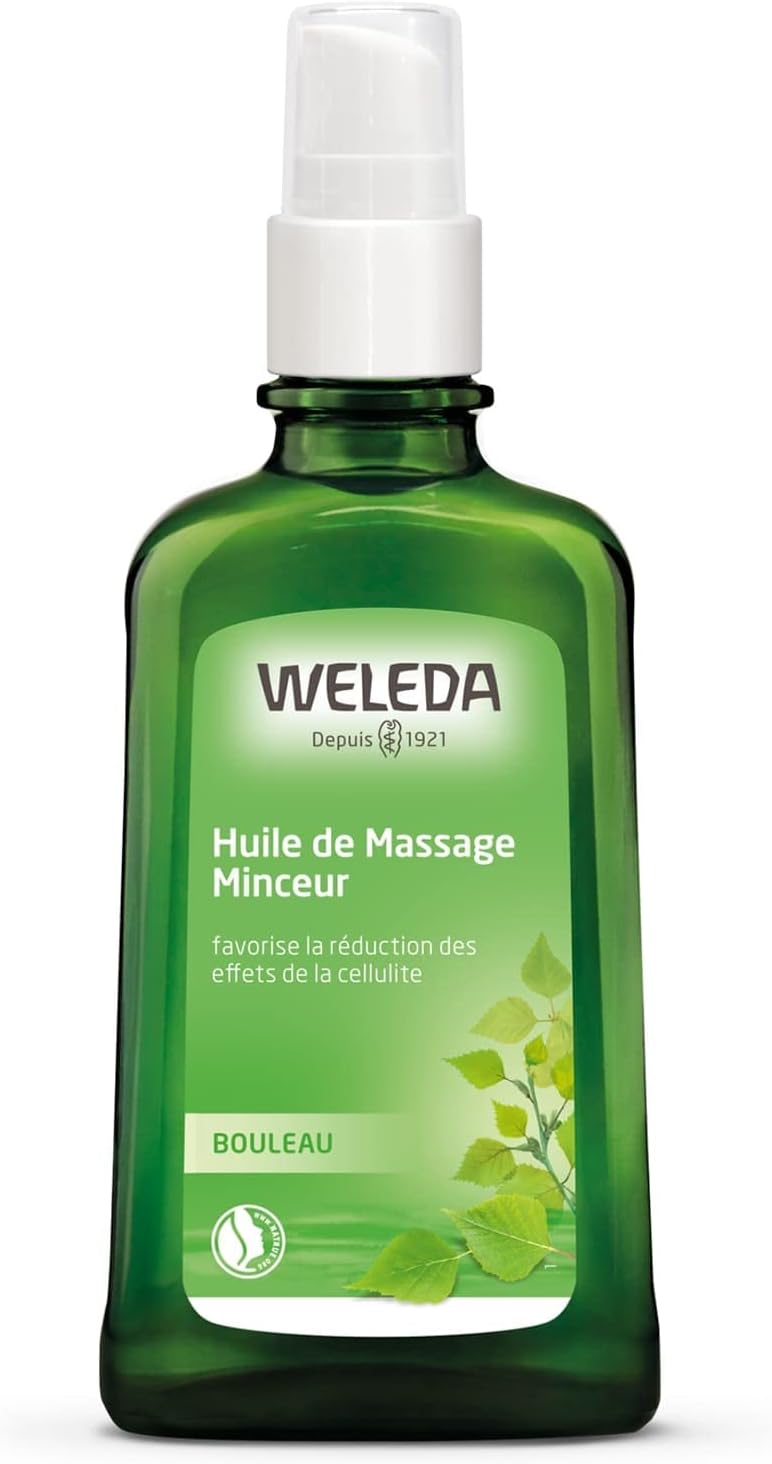 Huile de Massage Anti-Cellulite au Bouleau Weleda - Réduit la Cellulite - Naturelle et Bio - 100ml