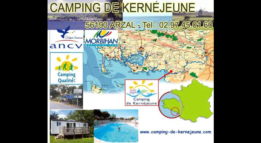 Camping Kernejeune  Arzal