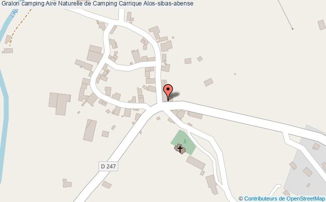 plan Aire Naturelle De Camping Carrique Alos-sibas-abense