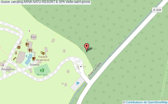 plan Camping Arna Natu-resort & Spa Vielle-saint-girons