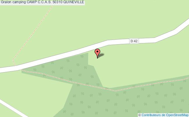 plan Camping Camp C.c.a.s. 50310 QUINEVILLE