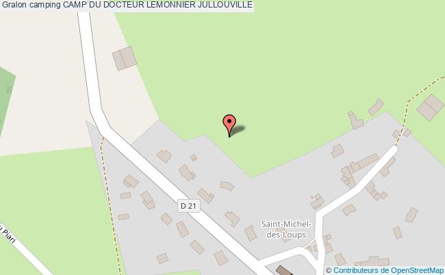 plan Camping Camp Du Docteur Lemonnier JULLOUVILLE