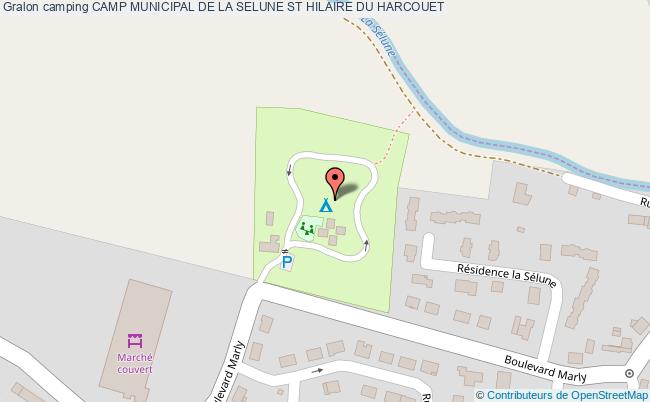 plan Camping Camp Municipal De La Selune ST HILAIRE DU HARCOUET