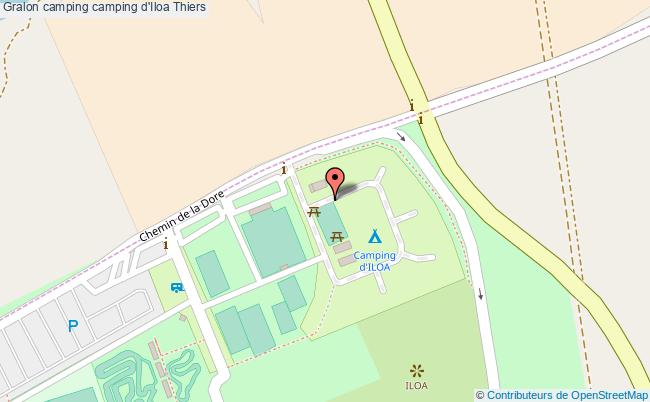 plan Camping D'iloa Thiers