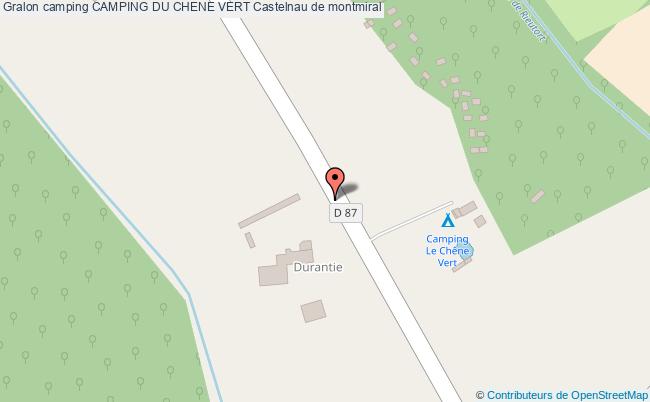 plan Camping Du Chene Vert Castelnau de montmiral
