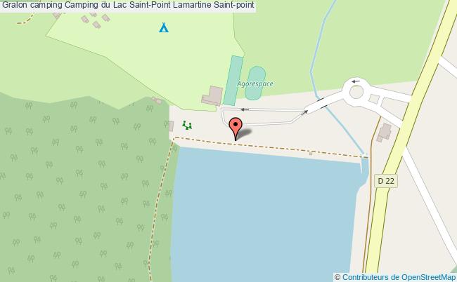 plan Camping Du Lac Saint-point Lamartine Saint-point