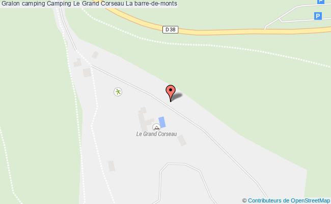 plan Camping Le Grand Corseau La barre-de-monts