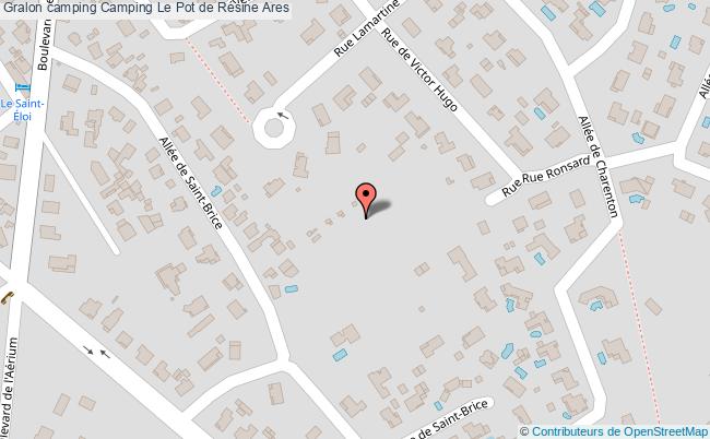 plan Camping Le Pot De Résine Ares