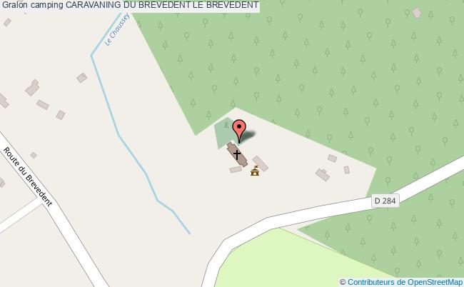 plan Camping Caravaning Du Brevedent LE BREVEDENT