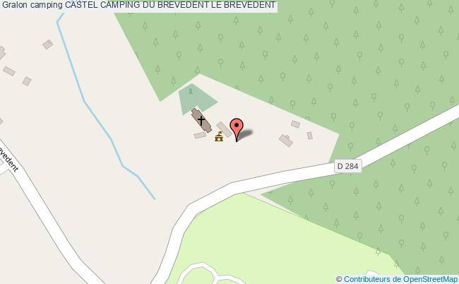 plan Castel Camping Du Brevedent LE BREVEDENT