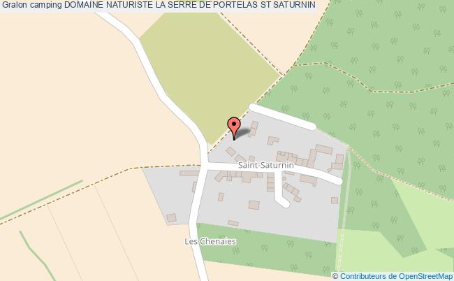 plan Camping Domaine Naturiste La Serre De Portelas ST SATURNIN