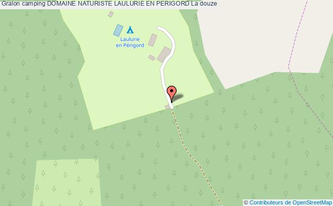 plan Camping Domaine Naturiste Laulurie En Perigord La douze