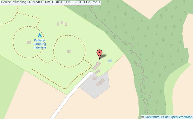 plan Camping Domaine Naturiste Pallieter Bourseul