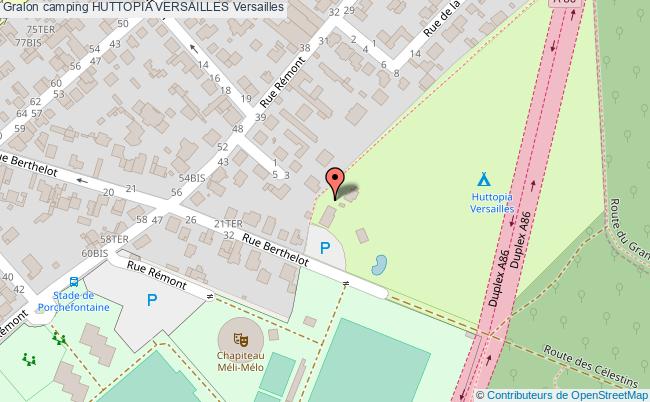 plan Camping Huttopia Versailles Versailles