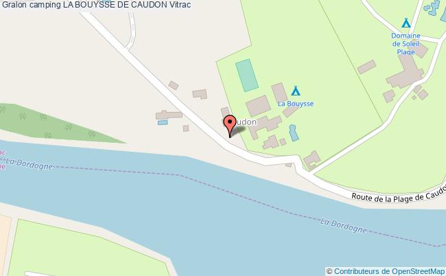 plan Camping La Bouysse De Caudon Vitrac