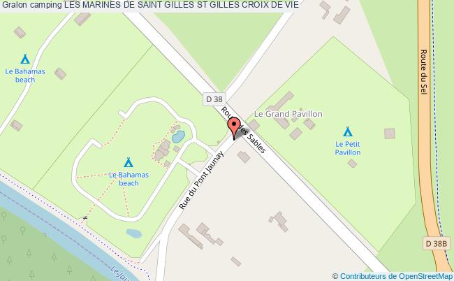 plan Camping Les Marines De Saint Gilles ST GILLES CROIX DE VIE