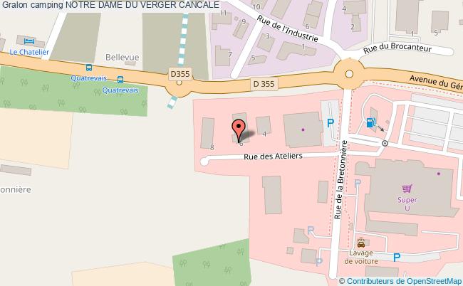 plan Camping Notre Dame Du Verger CANCALE