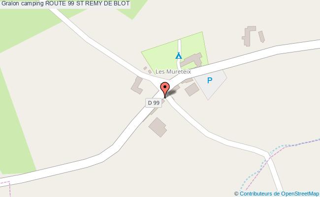 plan Camping Route 99 ST REMY DE BLOT