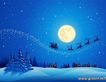 Carte Les Rennes Du Pere Noel Theme Evenements