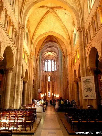 Carte cathedral du mans thème lieux touristiques