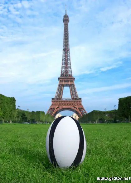 Carte rugby paris thème sports