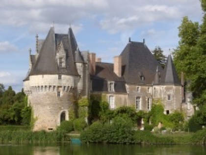 Carte Chateau de bazouges sur le loir carte virtuelle Patrimoine et architecture Bazouges-sur-le-loir