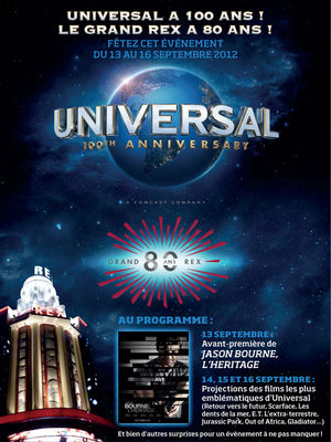 100 ans Universal - Pass 1 jour (Samedi)