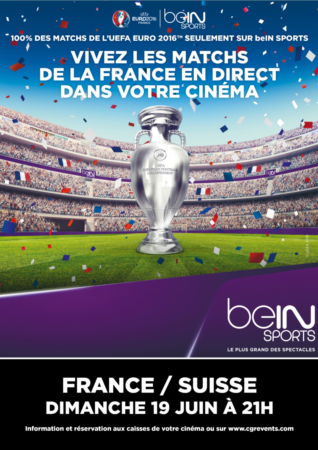 Euro 2016 : France / Suisse (CGR Event)