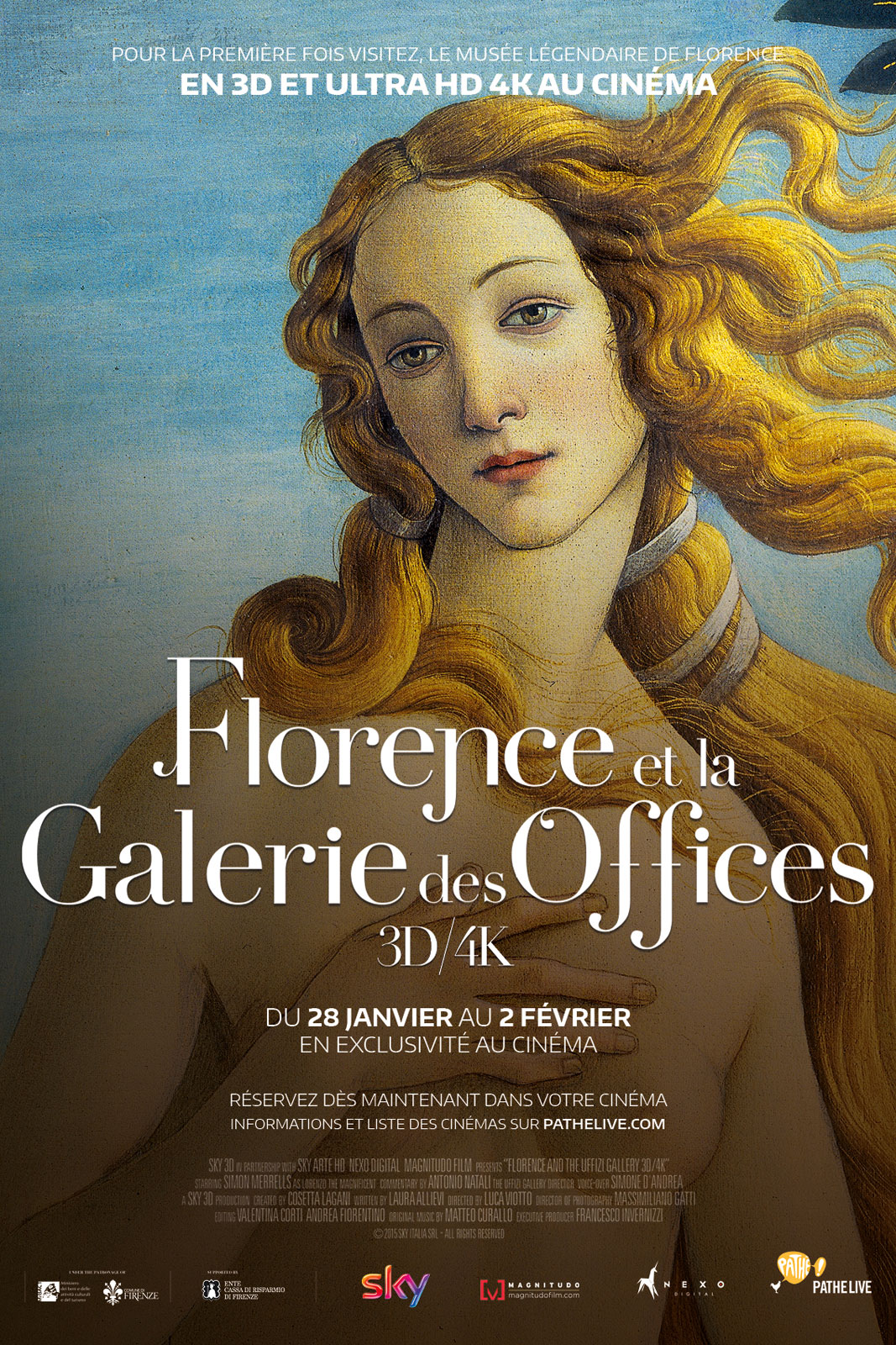 Florence et la Galerie des Offices 3D