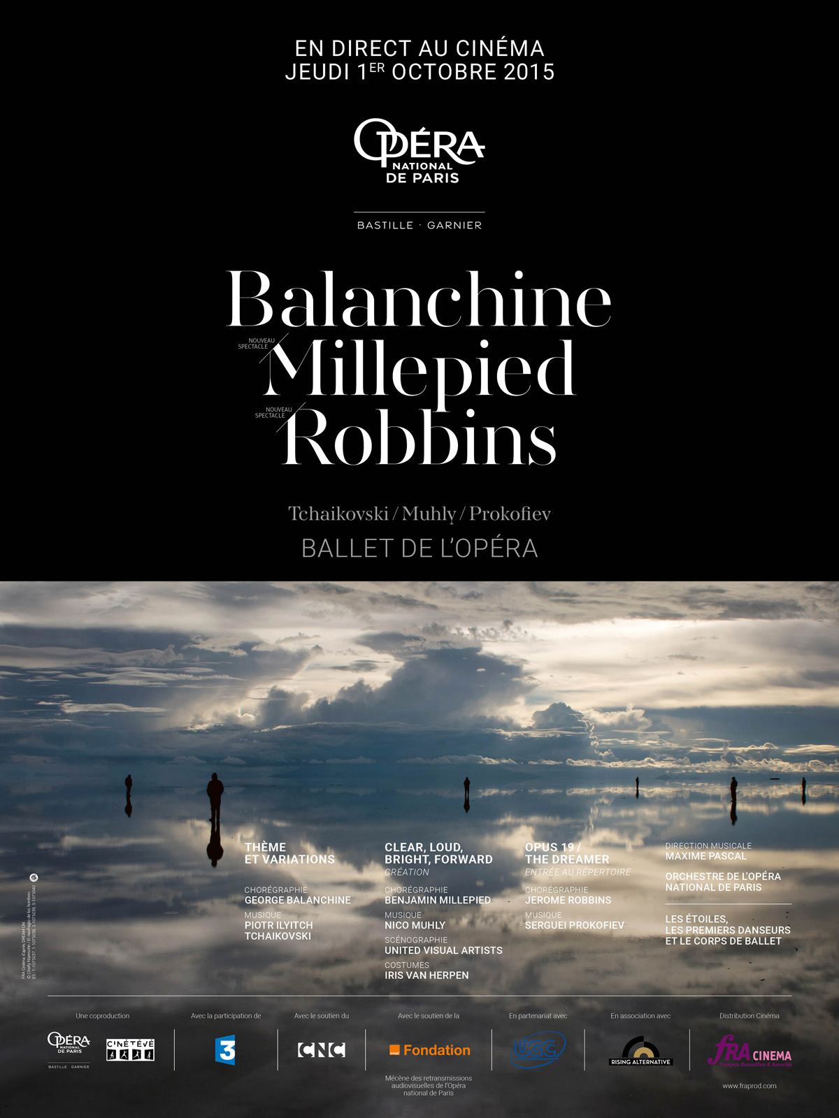 Jérôme Robbins / Benjamin Millepied / George Balanchine (UGC Viva l'opéra- FRA Cinéma)